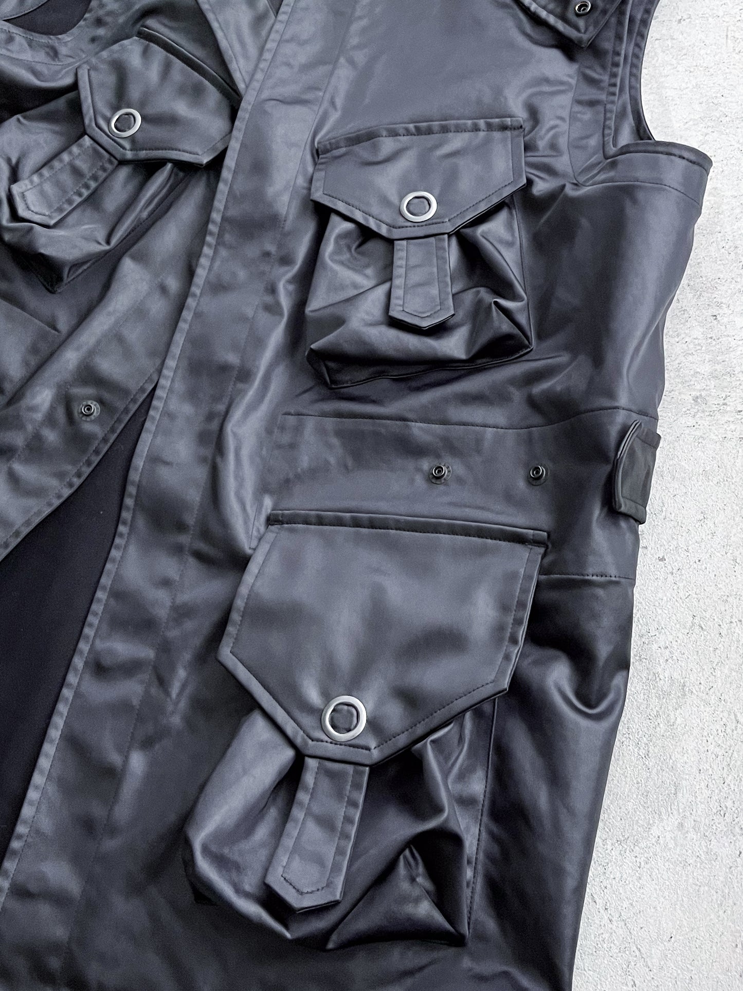 SMOOTH MILITARY LONG VEST