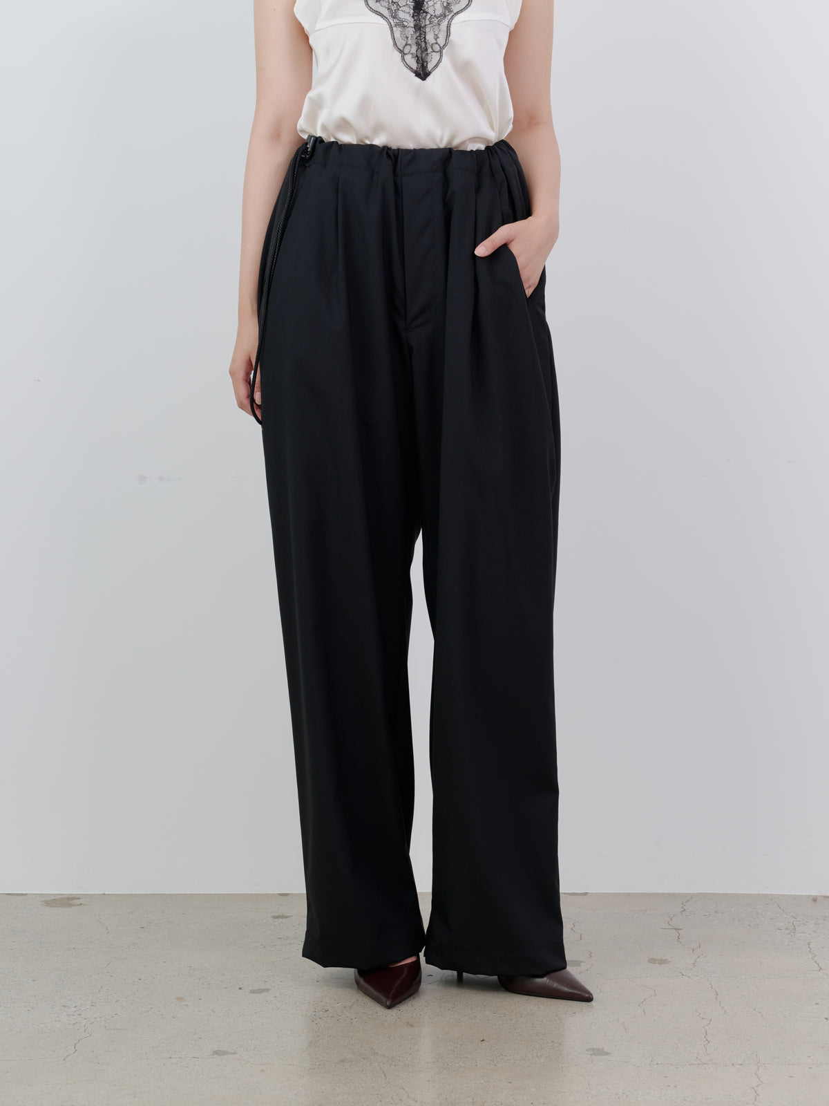 VISCOSE COTTON NO-BRAINER PANTS