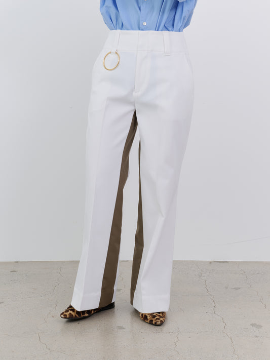 INSIDE COLOR PLEASANT WIDE PANTS