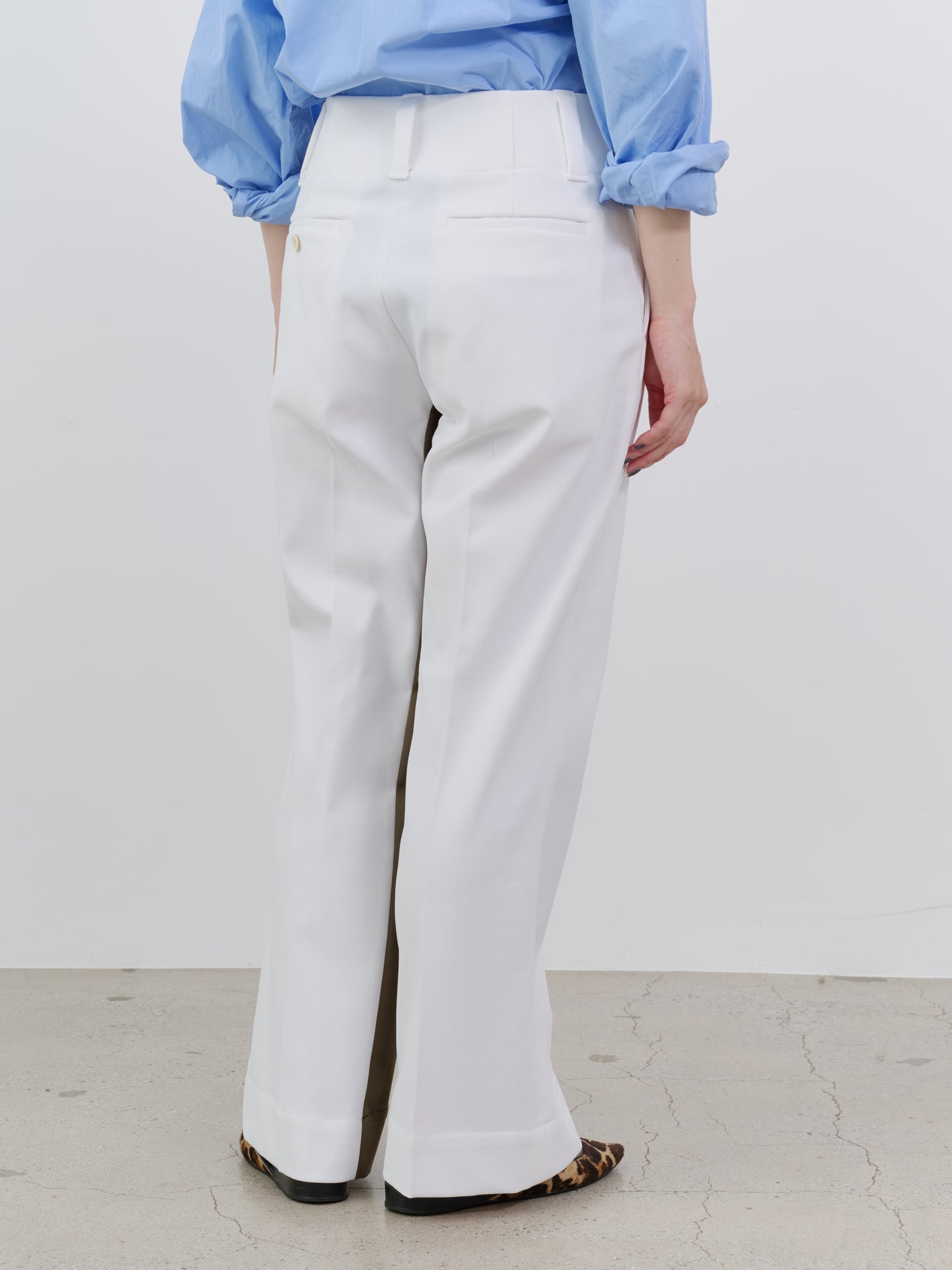 INSIDE COLOR PLEASANT WIDE PANTS