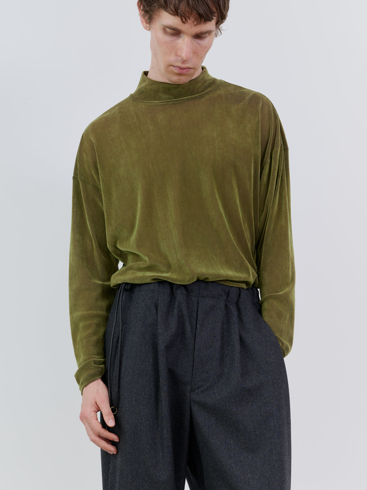 TULLE FROCKY JERSEY PULL OVER