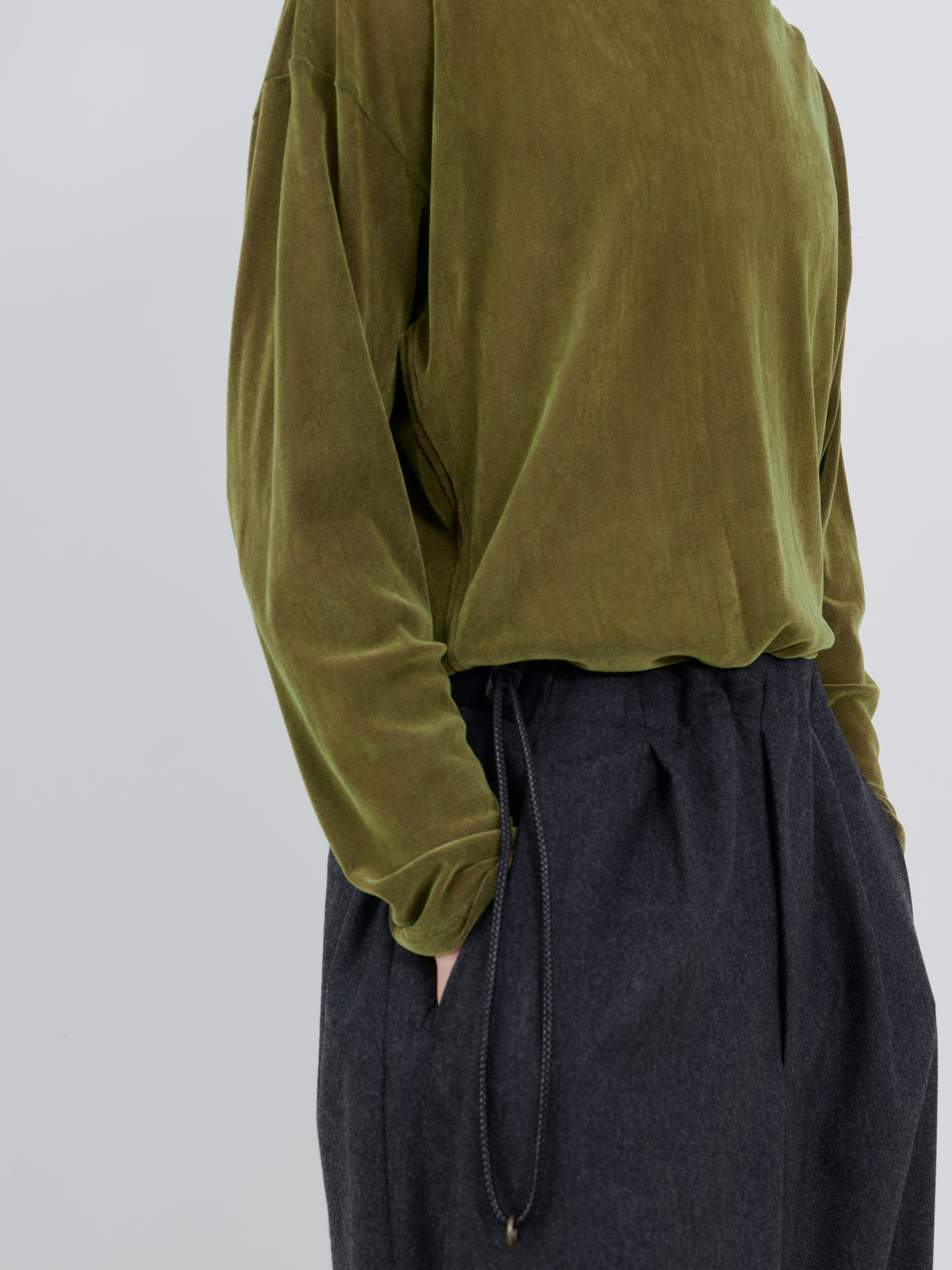 TULLE FROCKY JERSEY PULL OVER