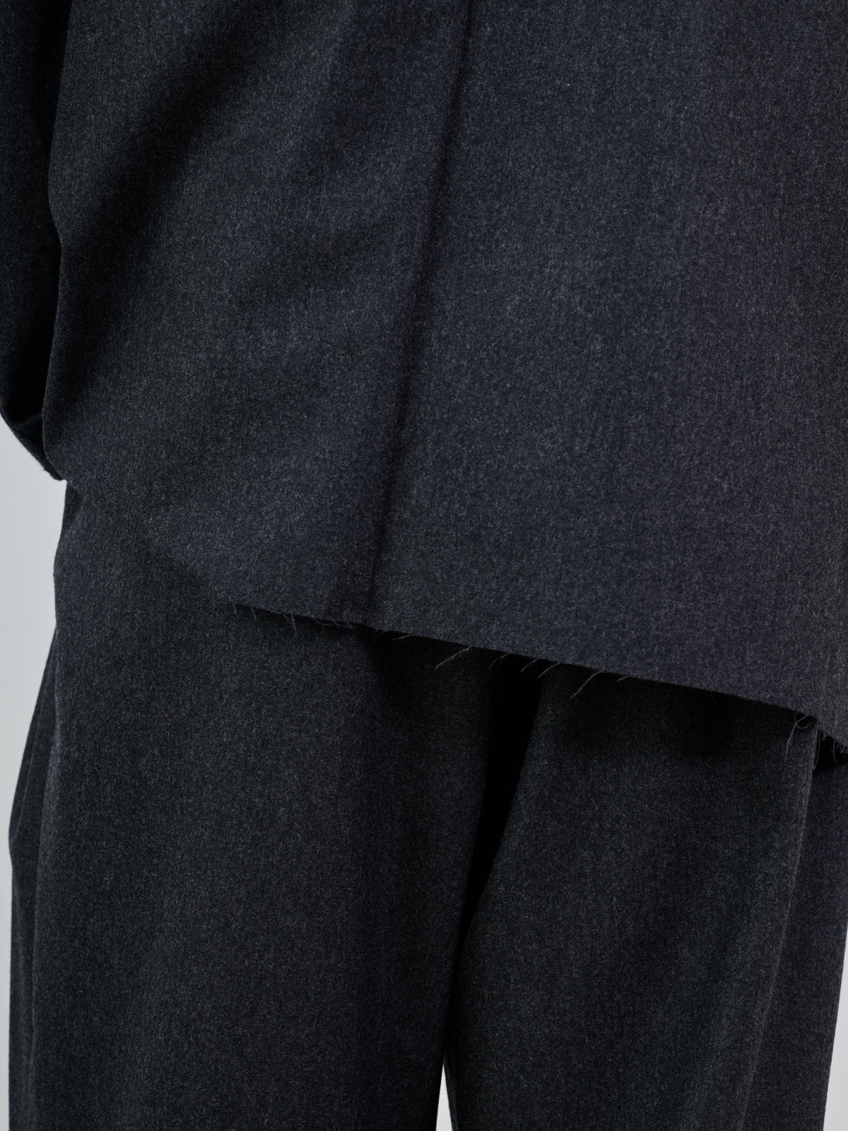 WOOL CASHMERE POPLIN MELTON JACKET