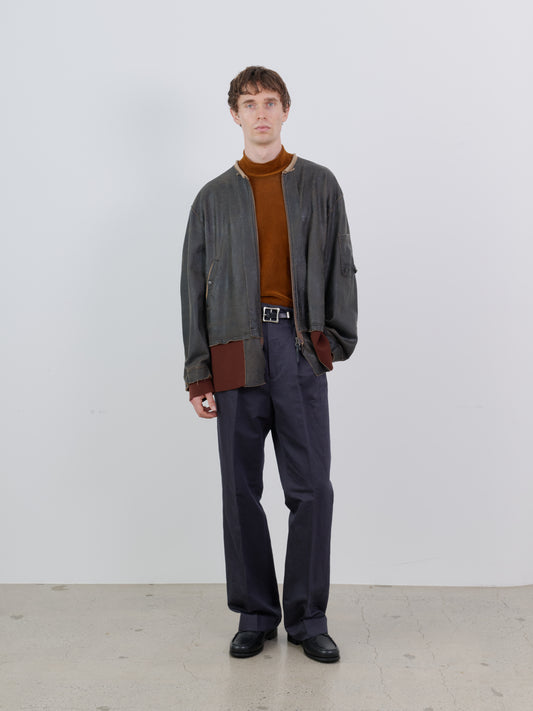 CRACK TERRY MILITARY BLOUSON