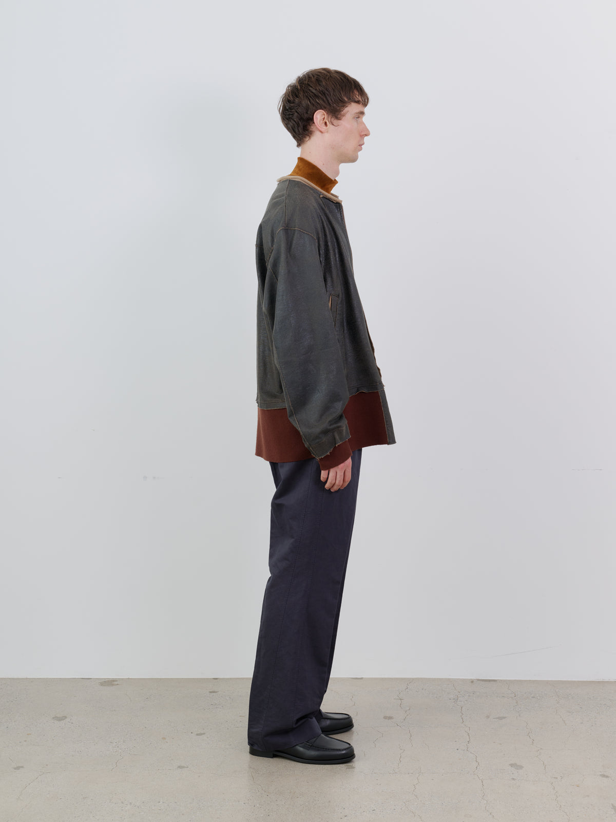 CRACK TERRY MILITARY BLOUSON