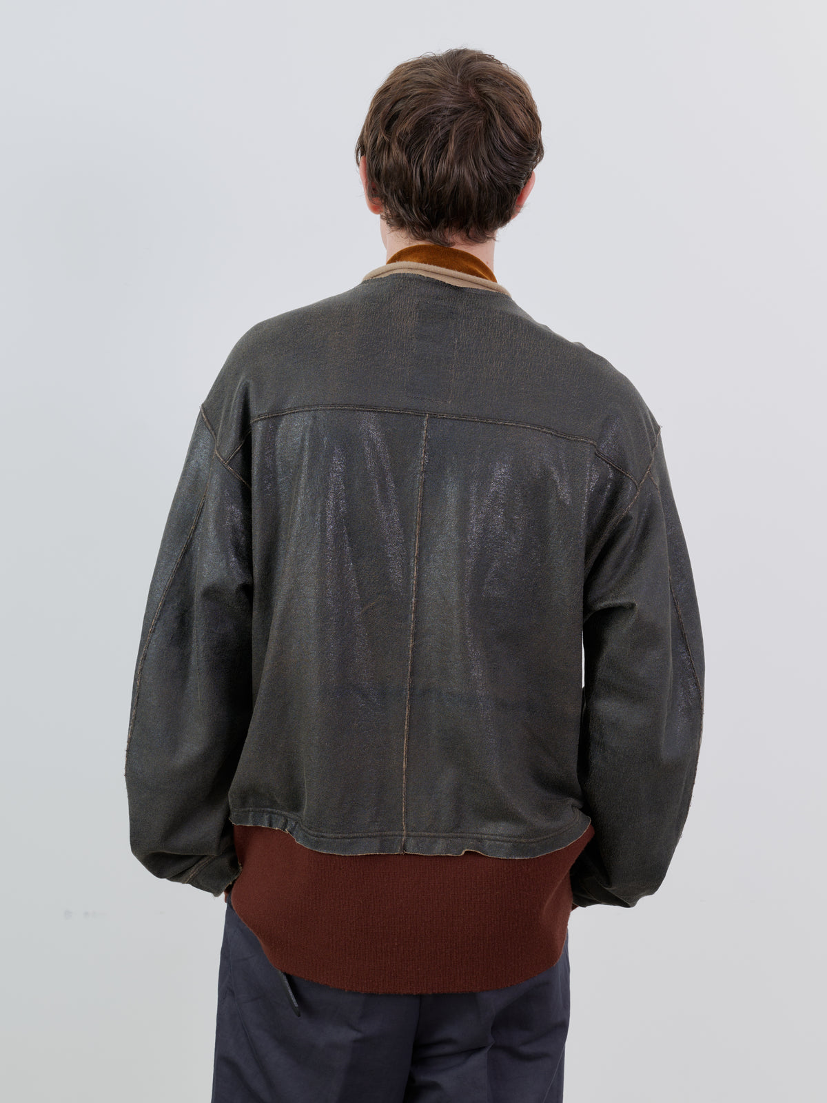 CRACK TERRY MILITARY BLOUSON