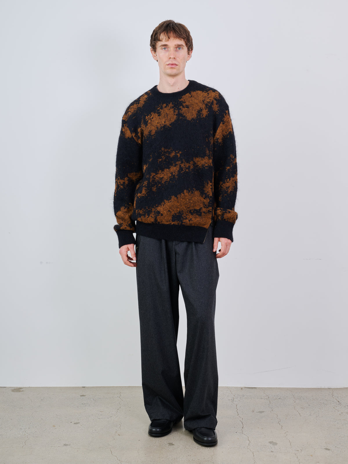 SURI-ALPACA JACQUARD KNIT PULLOVER