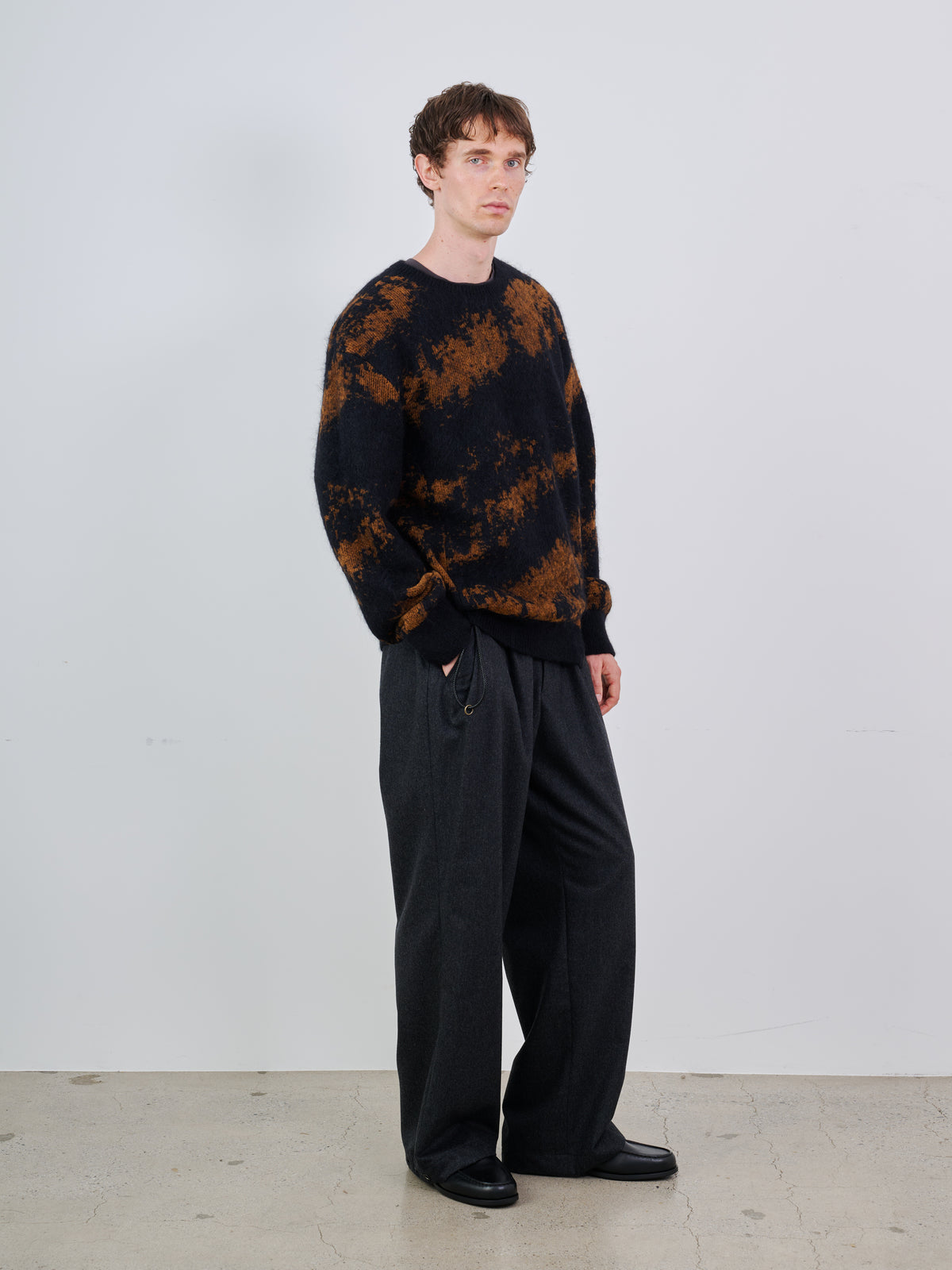 SURI-ALPACA JACQUARD KNIT PULLOVER