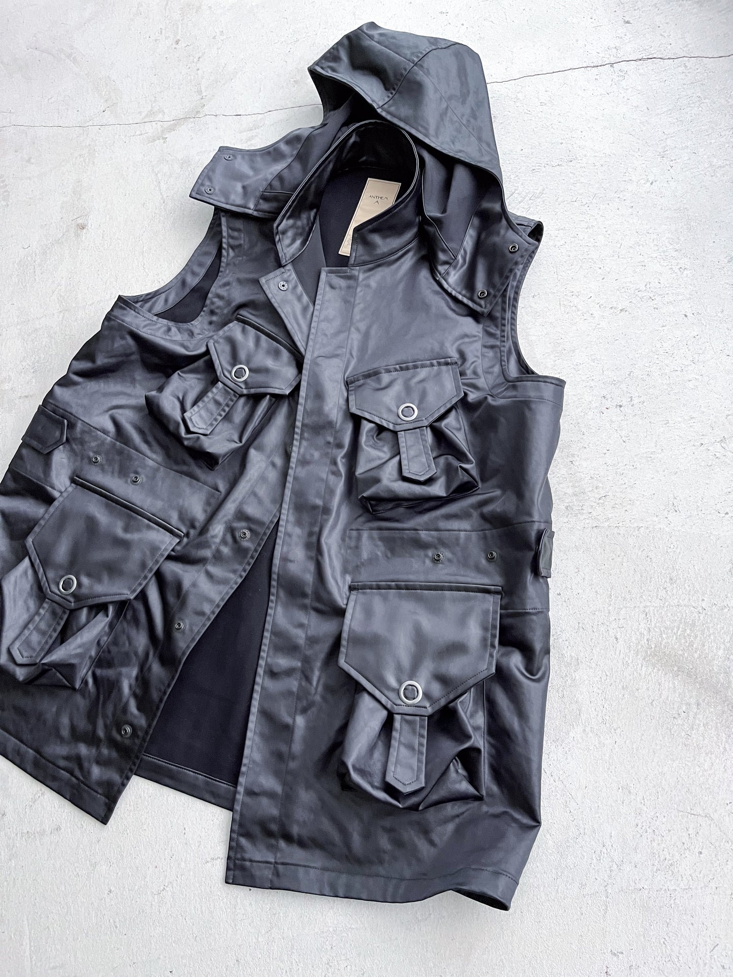 SMOOTH MILITARY LONG VEST