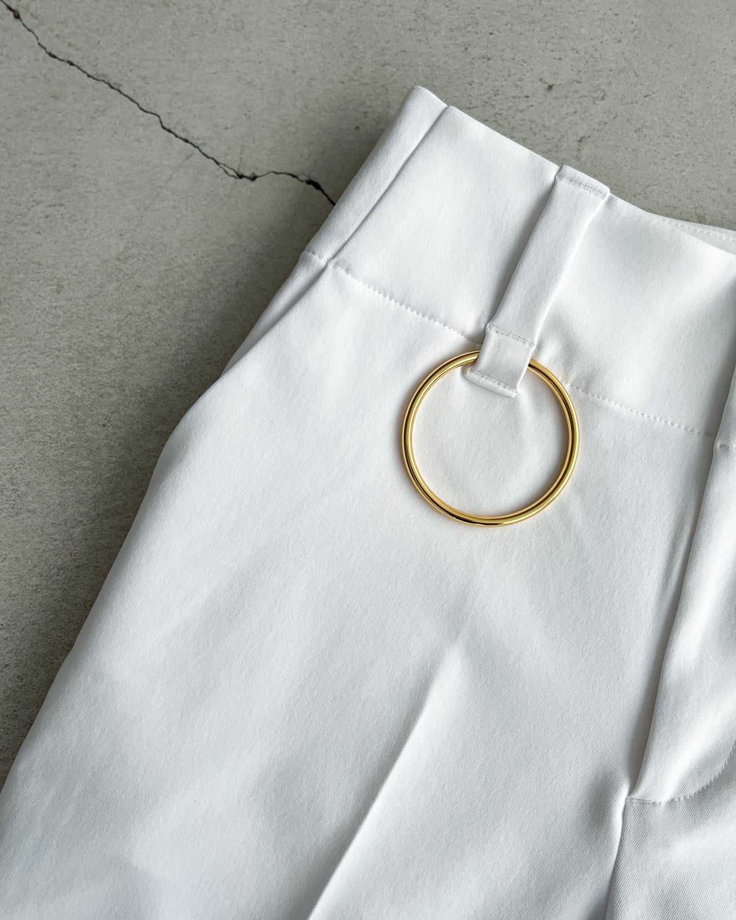 INSIDE COLOR PLEASANT WIDE PANTS
