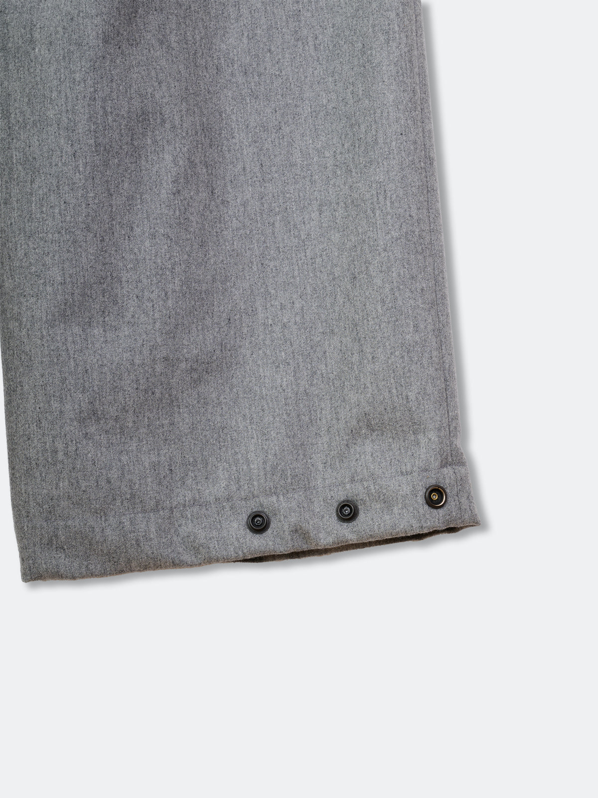 WOOL CASHMERE POPLIN MELTON NO-BRAINER PANTS