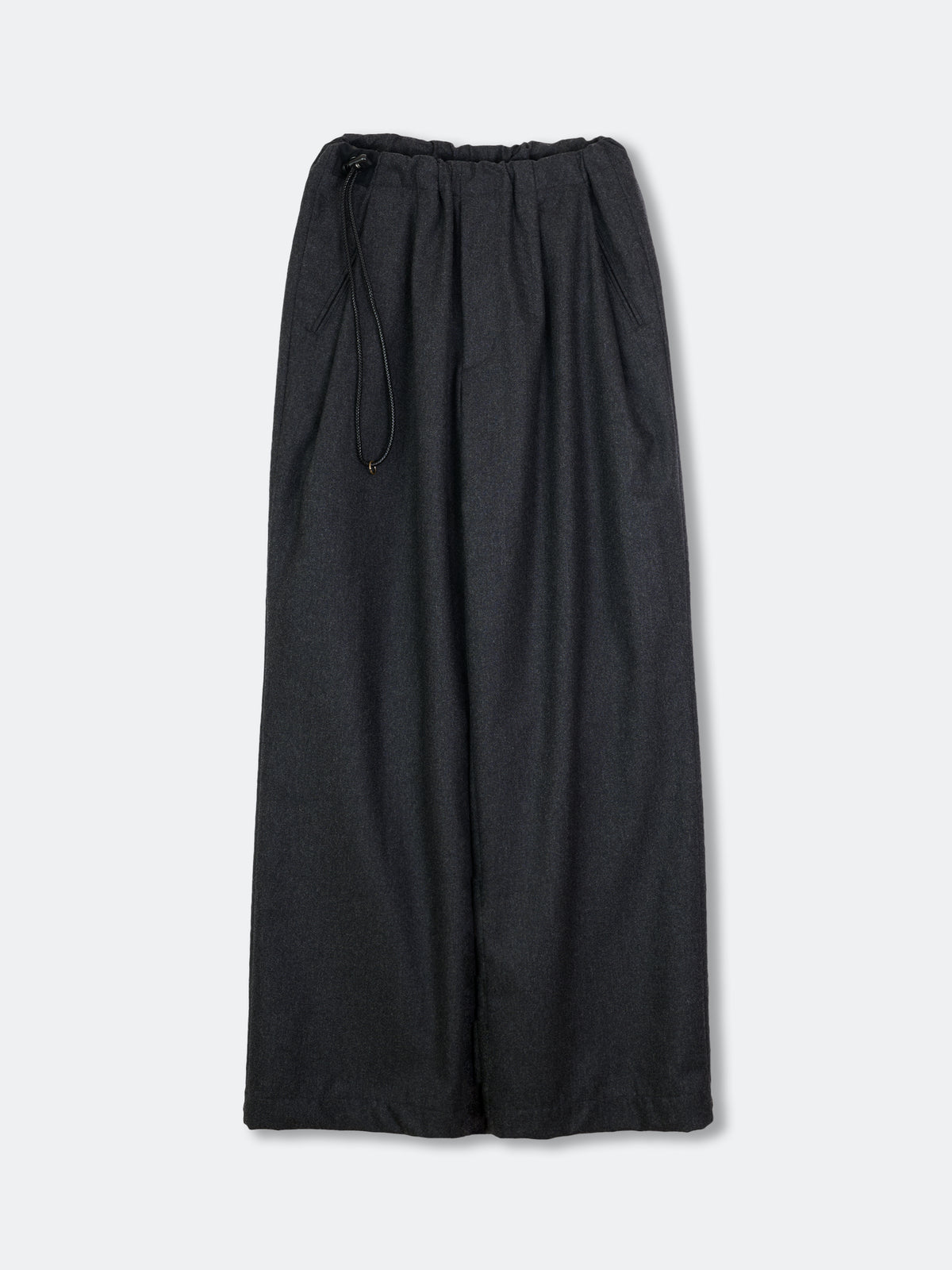 WOOL CASHMERE POPLIN MELTON NO-BRAINER PANTS