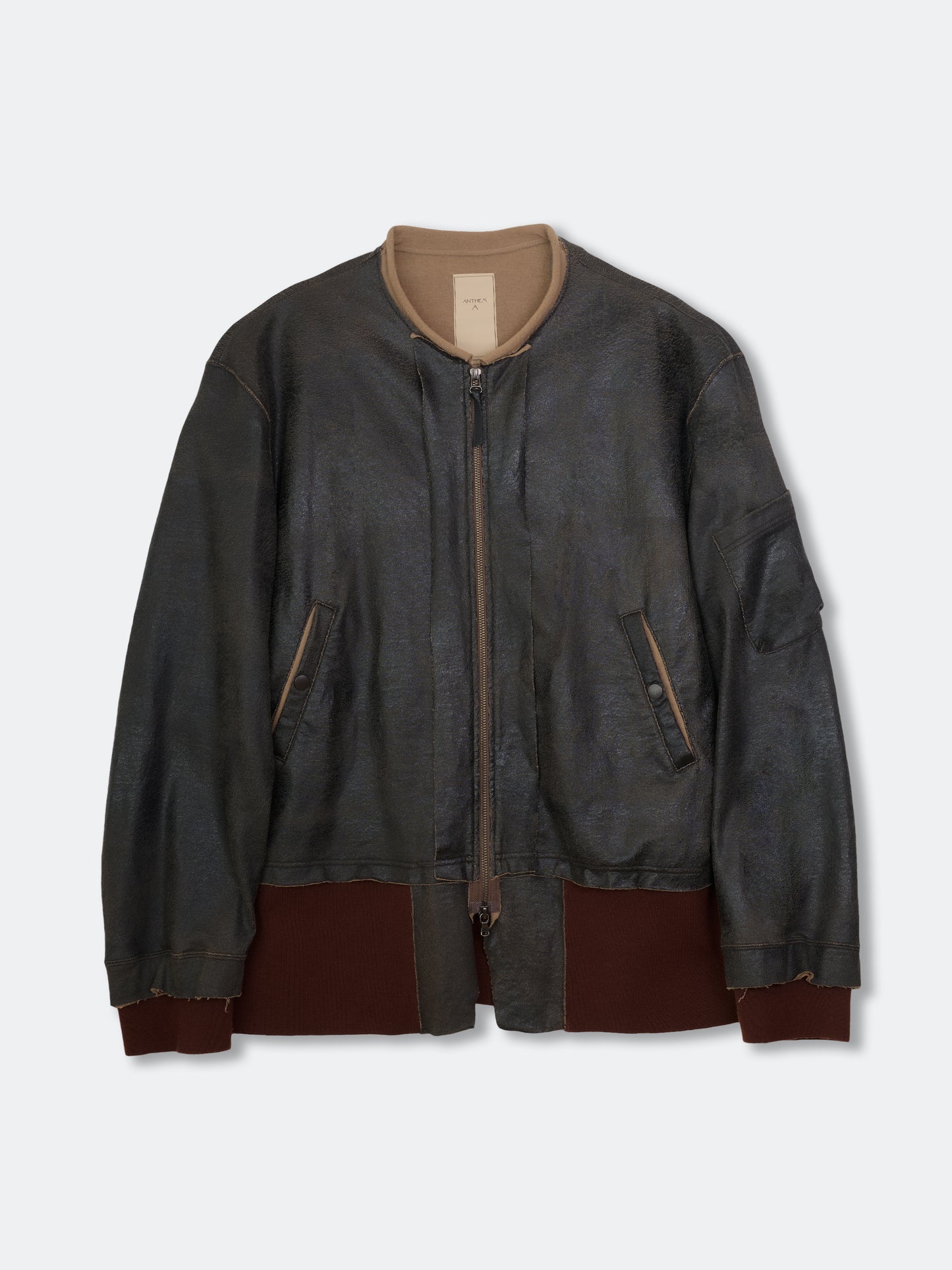 CRACK TERRY MILITARY BLOUSON