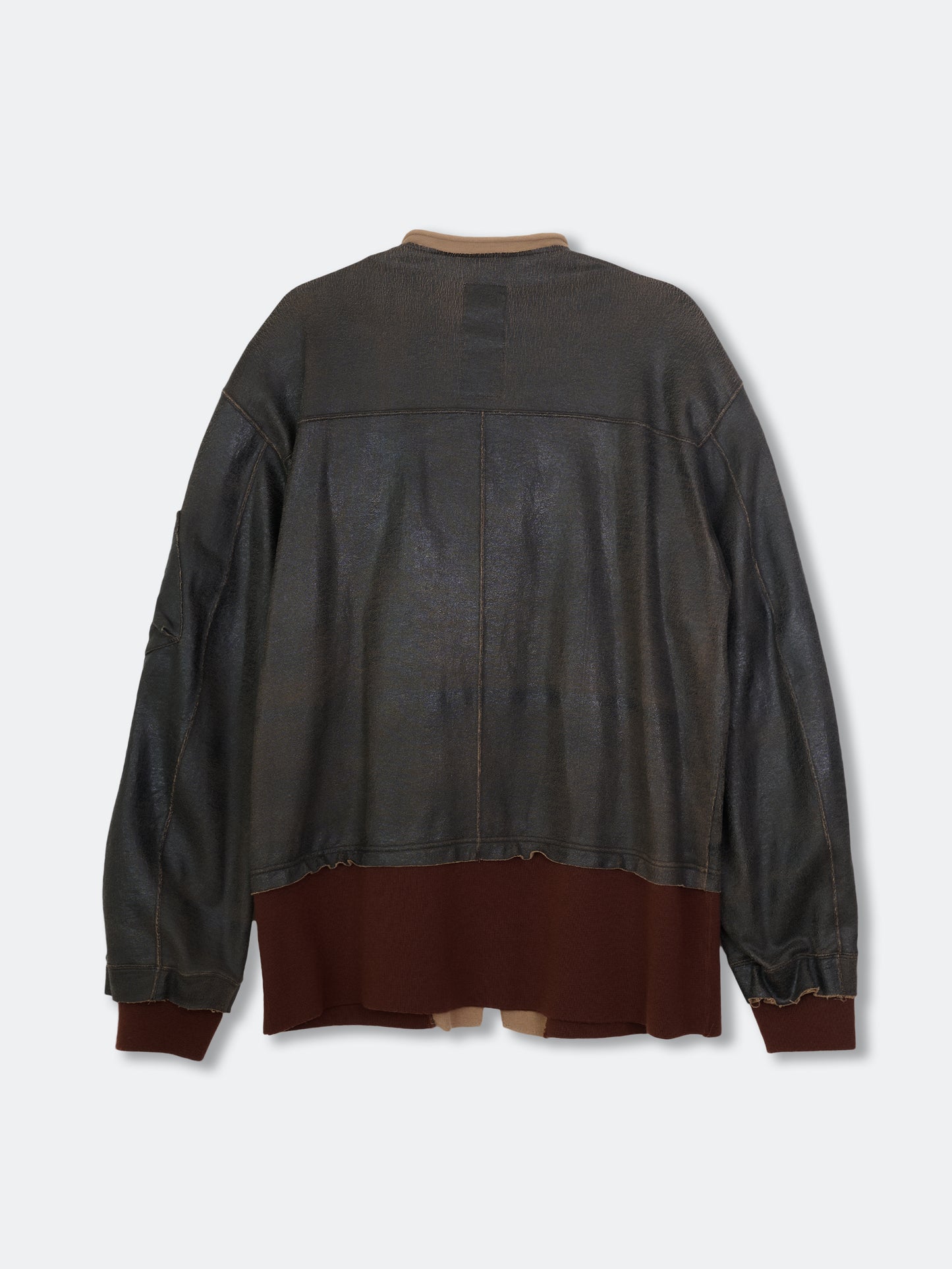 CRACK TERRY MILITARY BLOUSON
