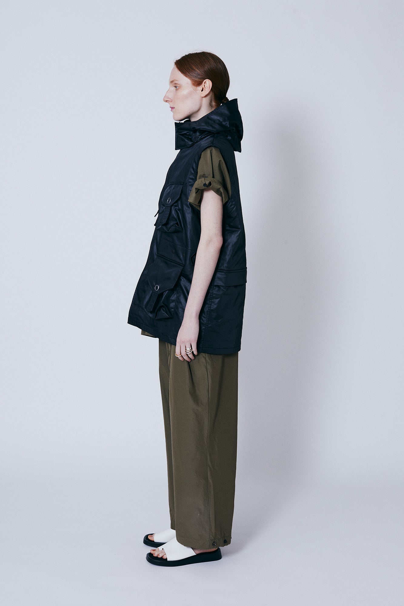 SMOOTH MILITARY LONG VEST