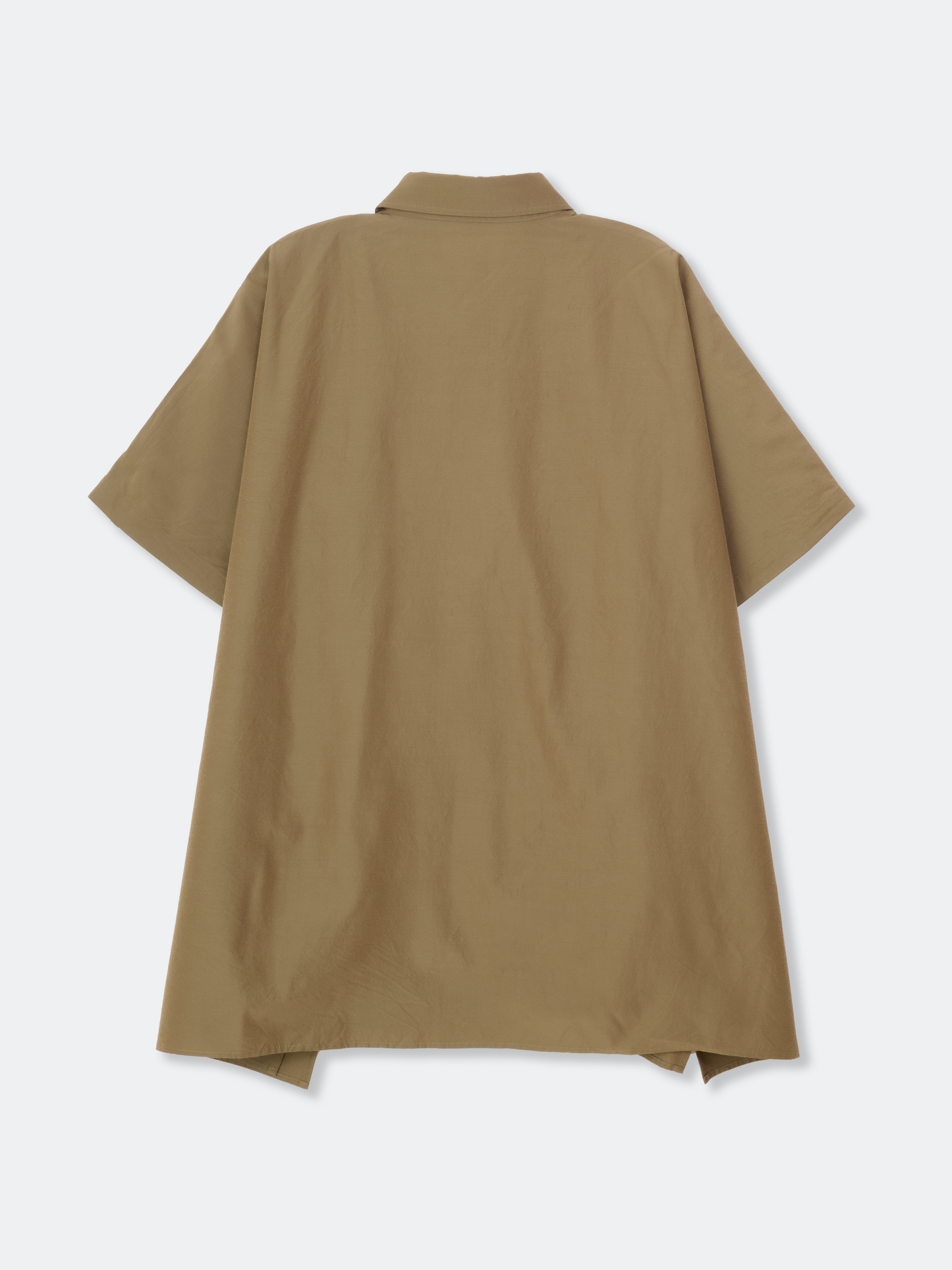 WOOL ACETATE SQUARE SHIRTS