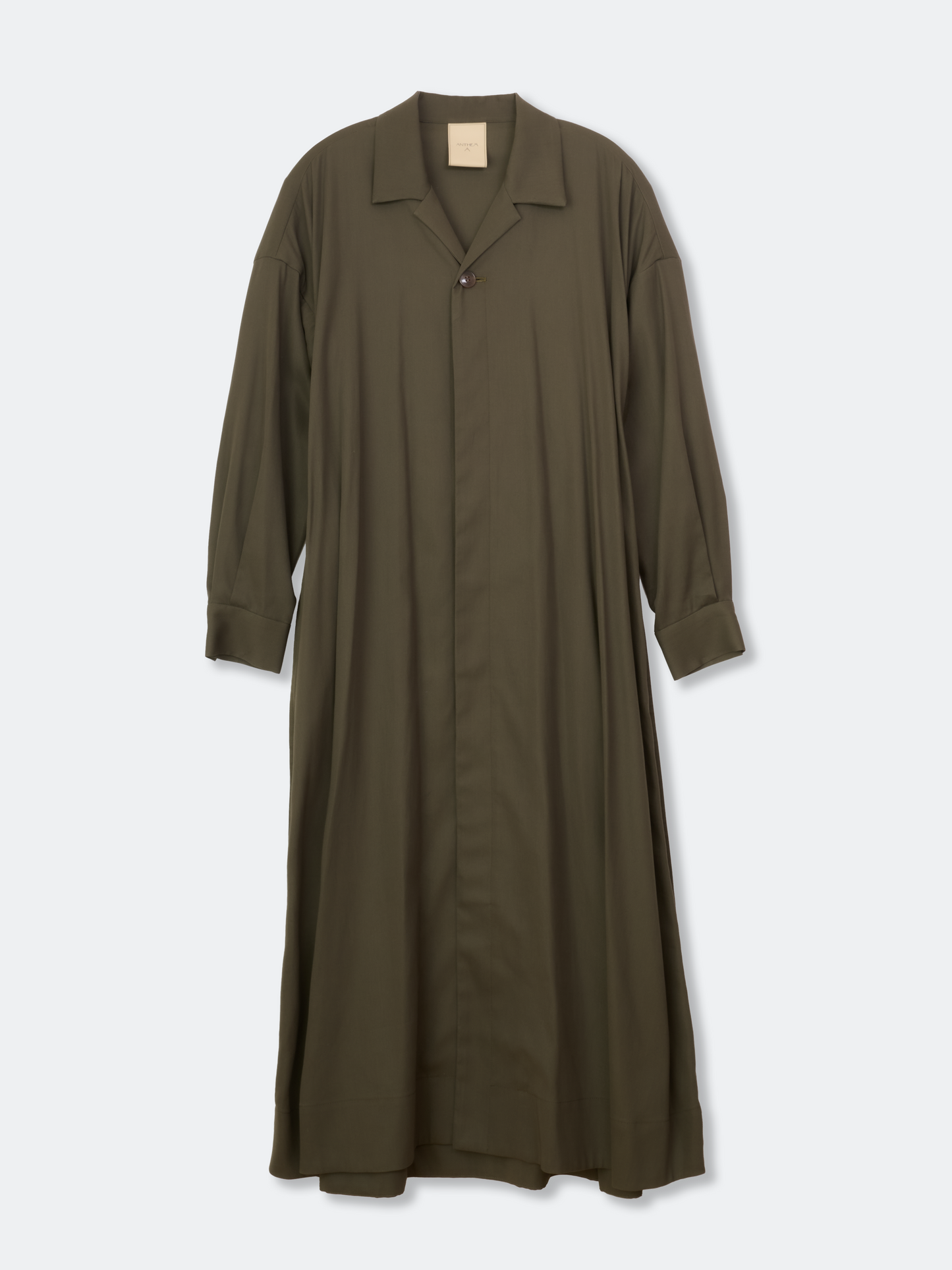 BELTED OVER COAT SHIRT DRESS