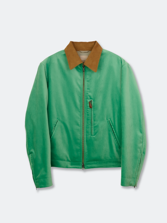 COTTON VELVET MINIMAL RIDING JACKET
