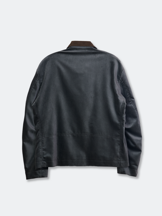 COTTON VELVET MINIMAL RIDING JACKET