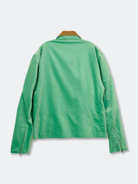COTTON VELVET MINIMAL RIDING JACKET