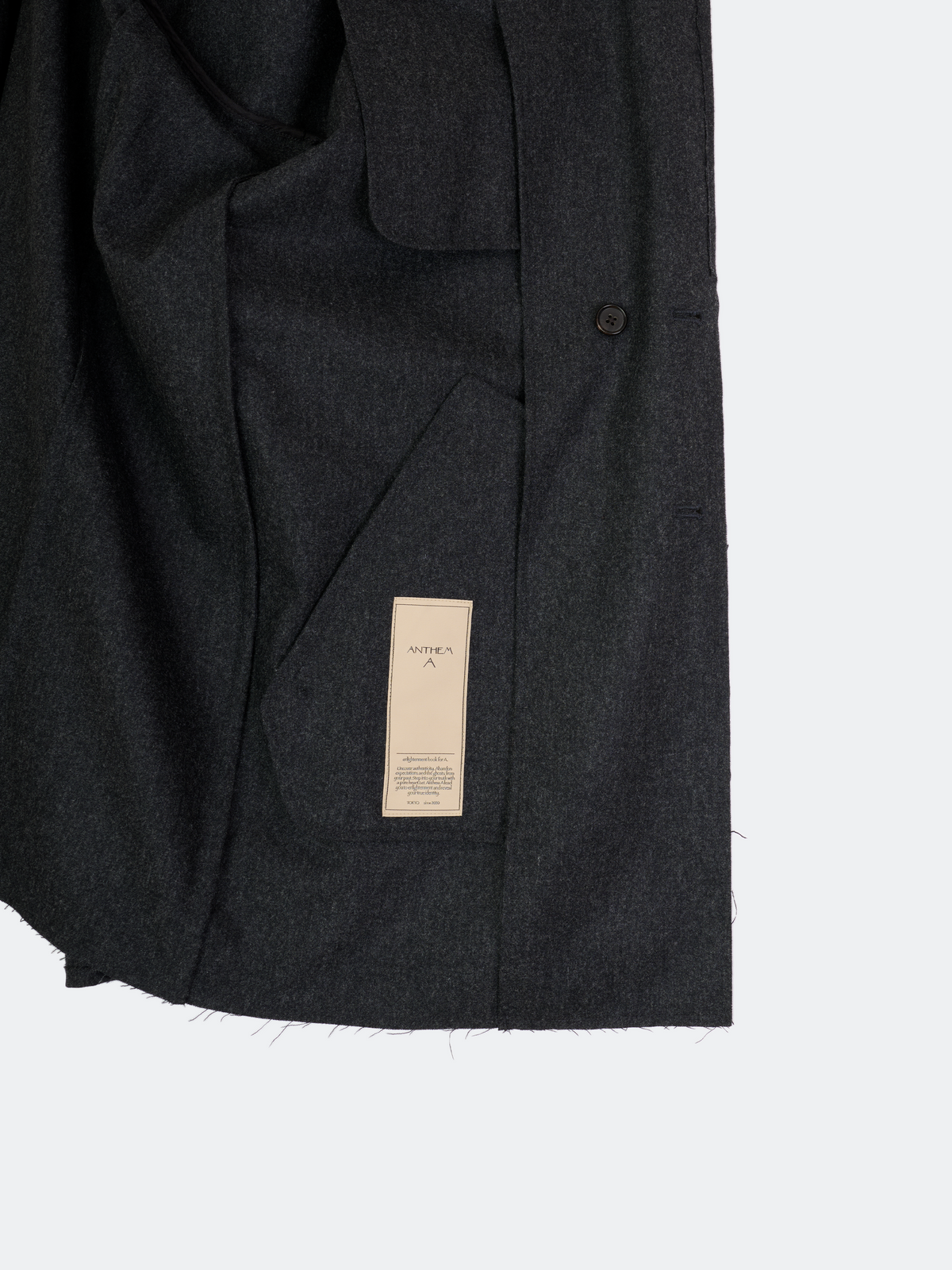 WOOL CASHMERE POPLIN MELTON JACKET