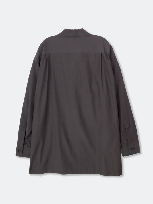 TINY EMBROIDERY OVER SIZE SHIRTS