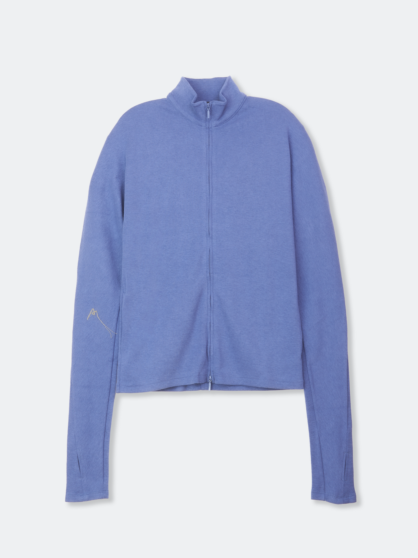 DOLMAN TIGHT FIT JERSEY ZIP TOP
