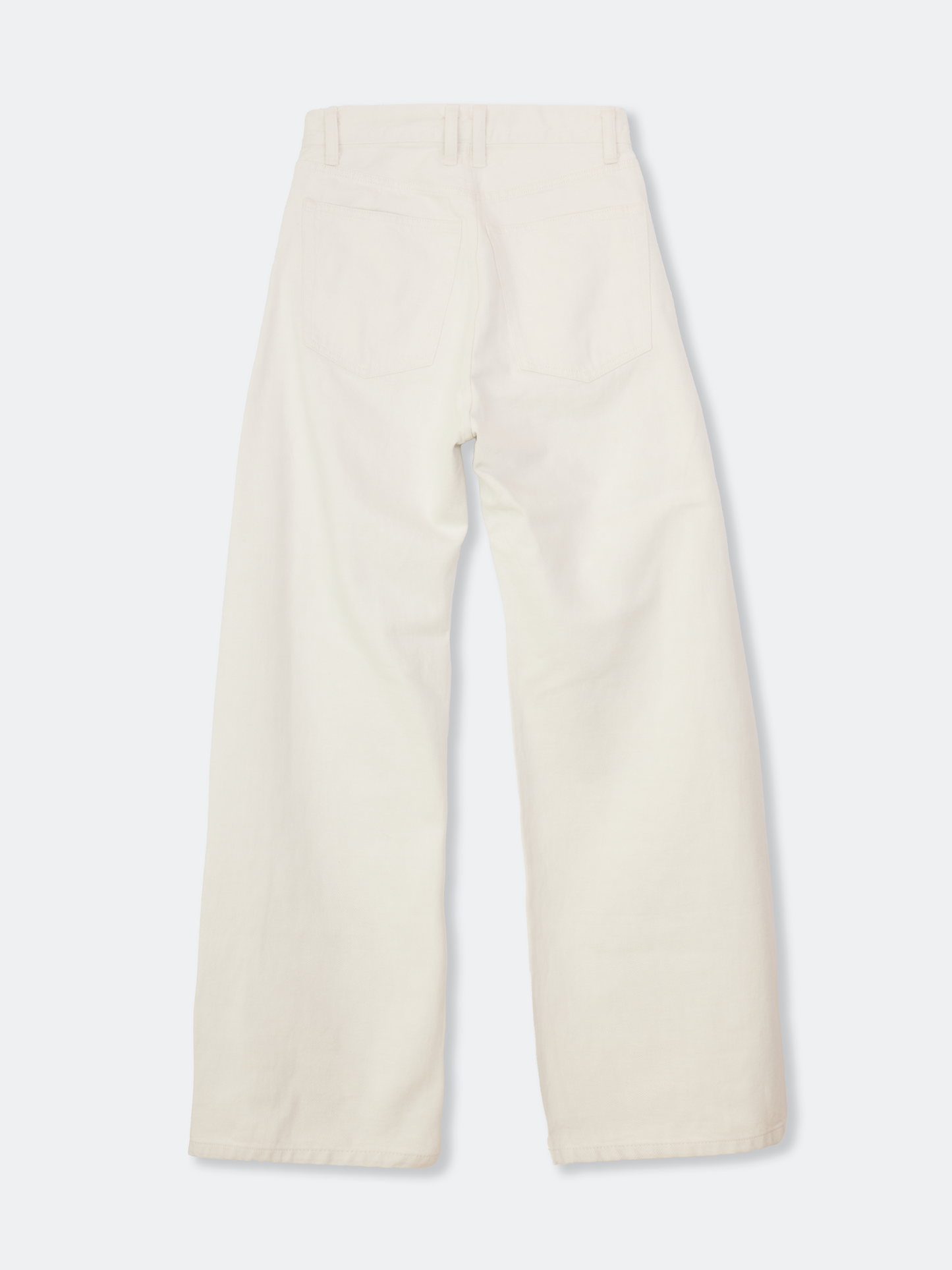 TWIST LINE WASHED STRAIGHT DENIM