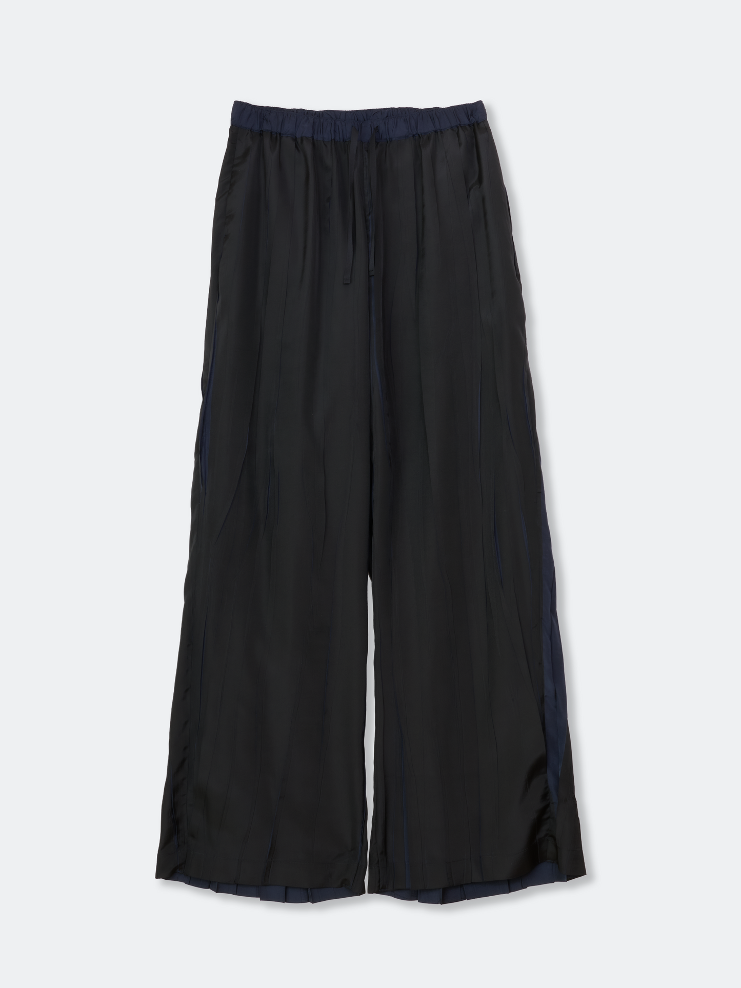 OVER PRINTED RANDOM PLEATS PANTS