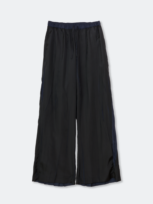 OVER PRINTED RANDOM PLEATS PANTS