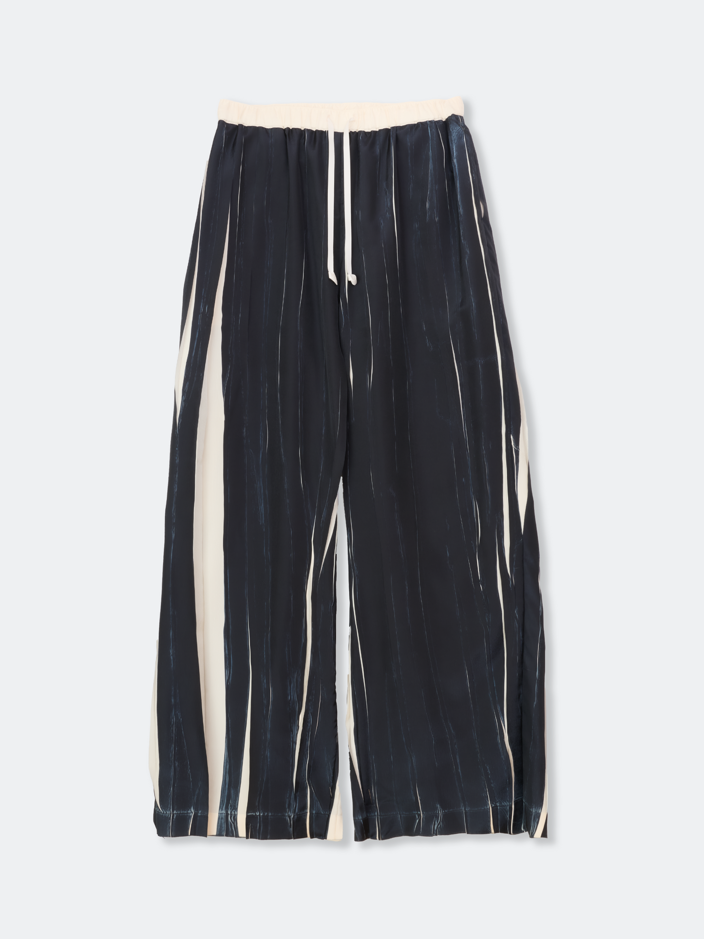 OVER PRINTED RANDOM PLEATS PANTS