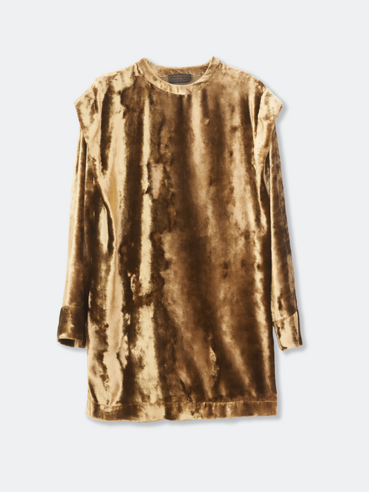 CLASH VELVET LONG TOPS